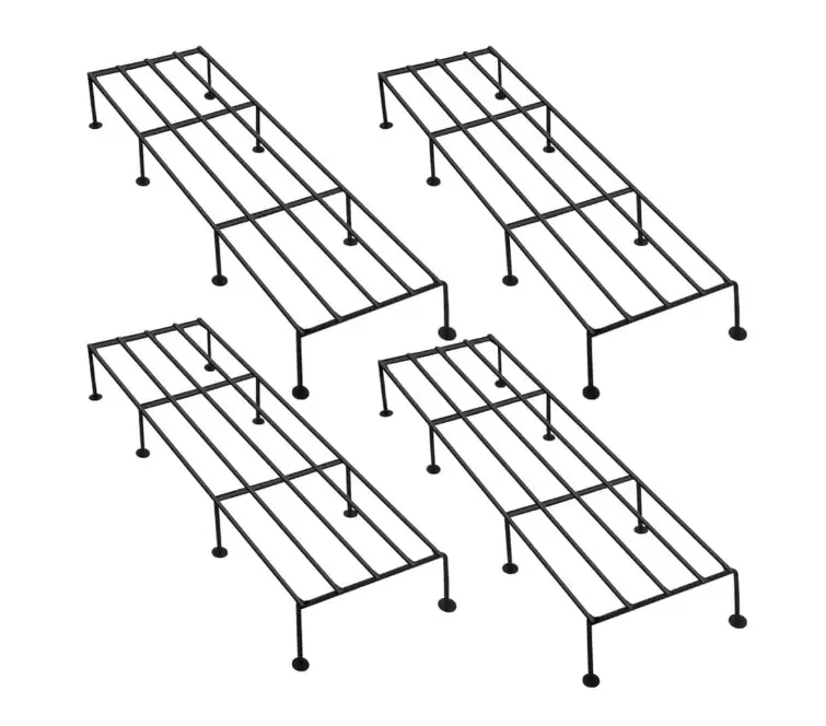 Classic Rectangular Metal Plant Stand Collection